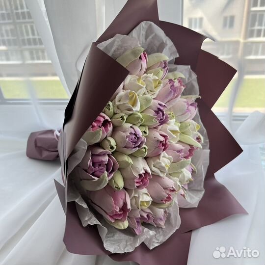 Букет из зефира