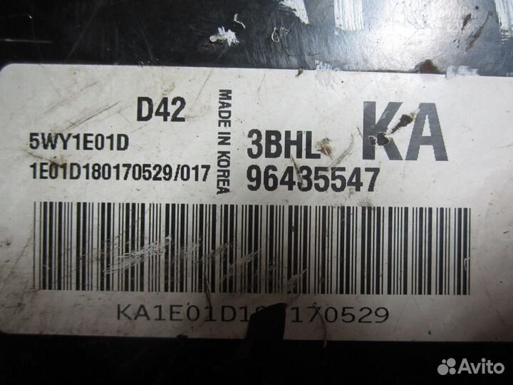 Блок управления двигателем Chevrolet Lacetti F16D3