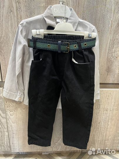 Комплект брюки рубашка для мальчика 98