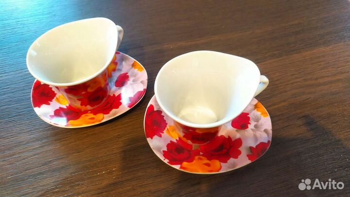 Набор кофейных чашек новый
