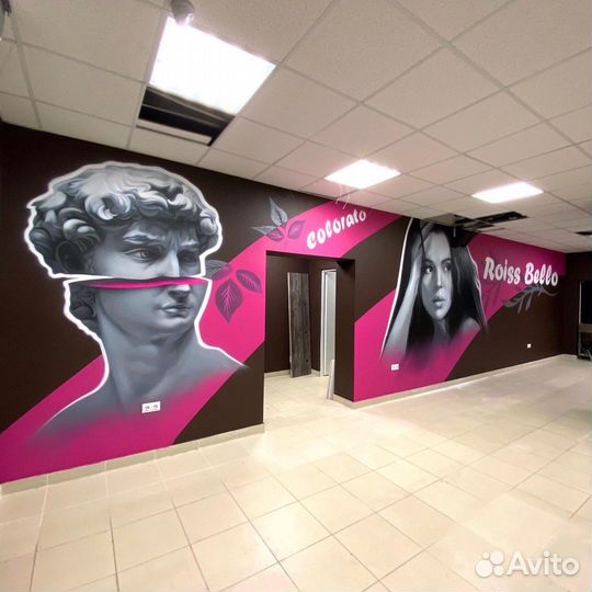 Художественное оформление стен/роспись стен