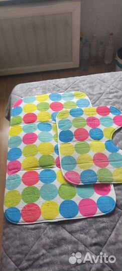 Комплект ковриков для ванной и туалета