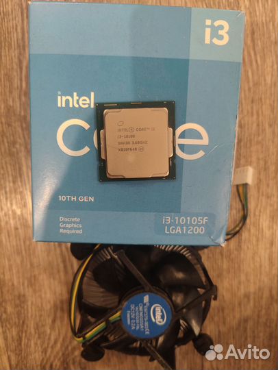 Intel Core i3-10100 4.3 Ггц BOX сокет 1200 продам