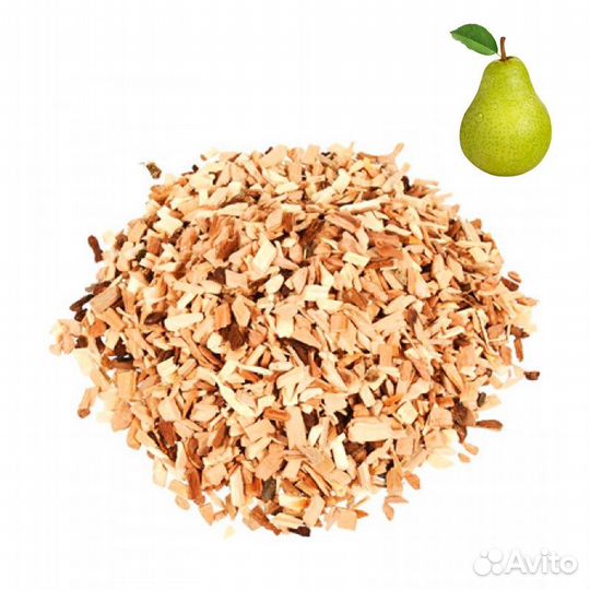 Щепа груша 0,5кг (фр. 6-12мм, вл. 10-12)