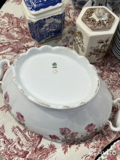 Супница фарфор, Германия. Винтаж