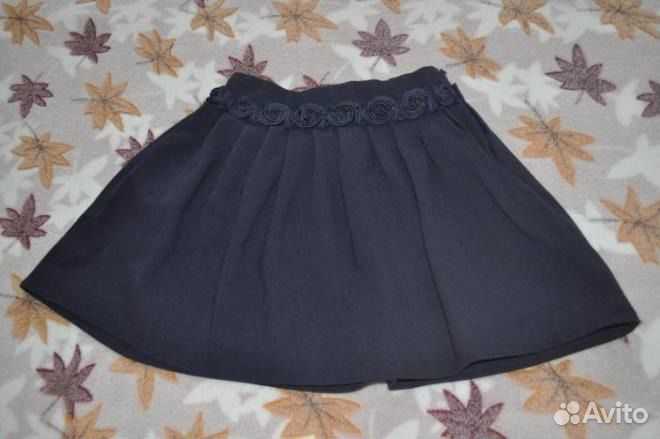 Школьная юбка синяя I love to dream р.134-140