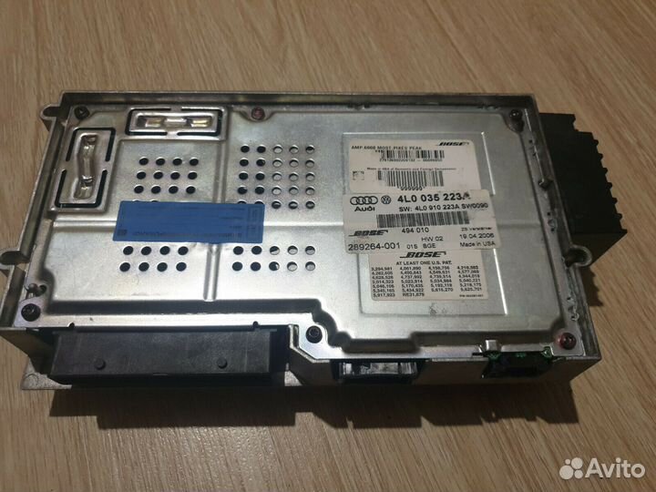 Усилитель bose MMI 2G Q7 4L 4L0035223A 4L0910223A