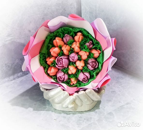 Шоколадные букеты,тюльпаны