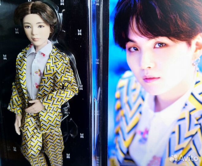 Кукла BTS Jin Чин Suga Шуга