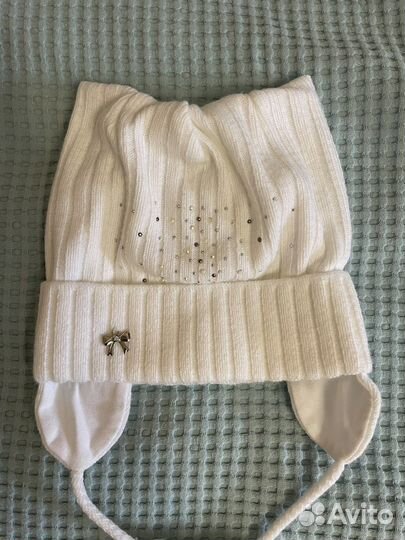 Шапочка деми на девочку 6-8 лет