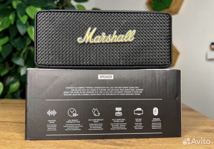 Блютуз колонка Marshall emberton в наличии