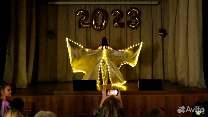 Танец со светящимися крыльями