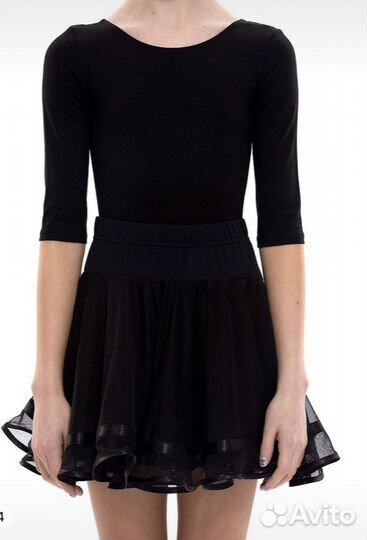 Боди и юбка для гимнастики на девочку 116-122