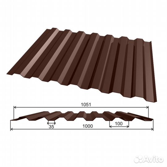 Пофнастил / профлист