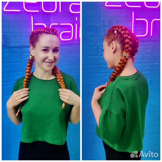Косы с канекалоном, брейды, афрохвосты