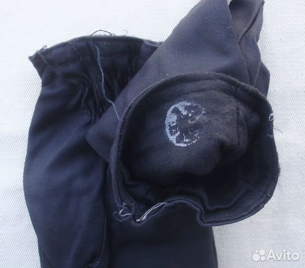 Рукавицы трёхпалые чёрные, вс СССР