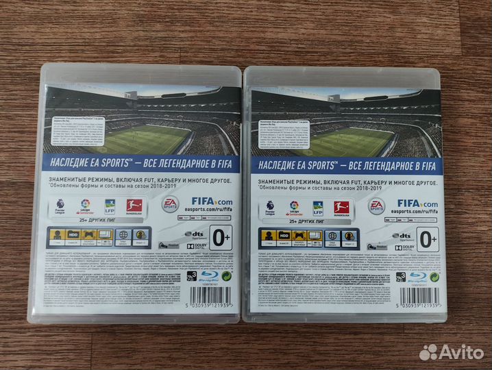 Лицензионный Диск С Редкой FIFA 19 Для Sony PS3