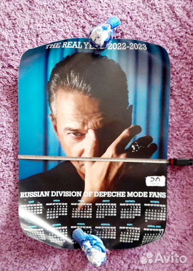 Календарь постер Depeche Mode Банер 60/40 см