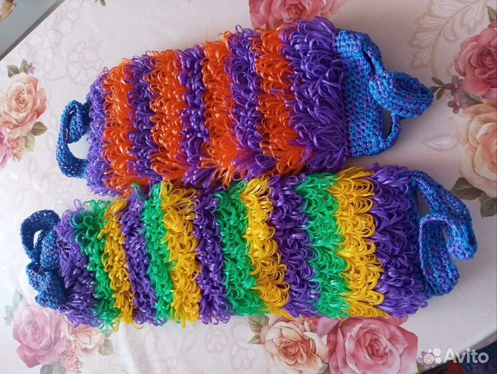 Мочалка ручной работы