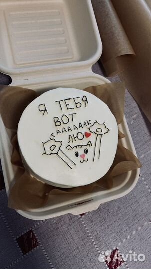 Бенто торт и капкейки