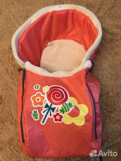 Сиденье для санок с чехлом для ног