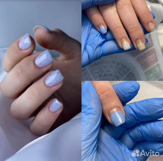 Аппаратный маникюр + покрытие