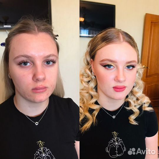 Макияж- прическа