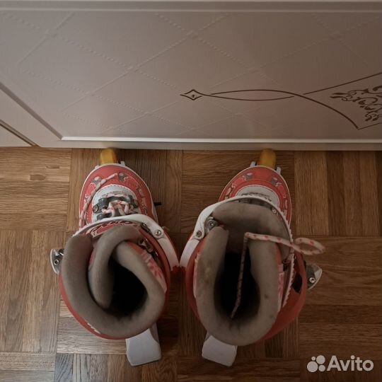Детские раздвижные ролики размер 26 29 для девочки