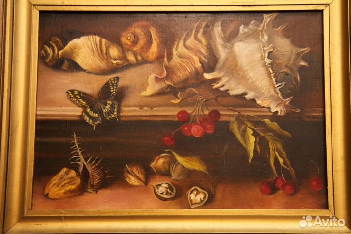 Картина холст масло Чеверева И. М. 1984 год