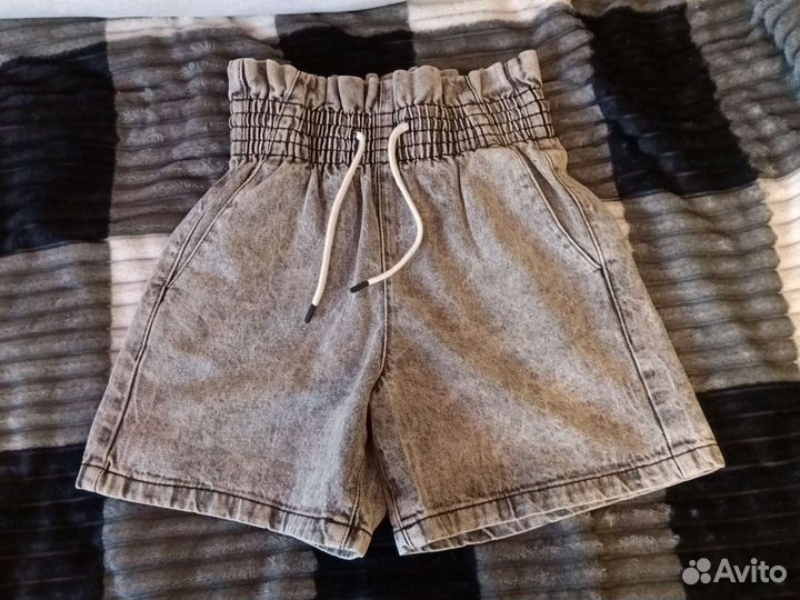 Шорты женские, джинсовые