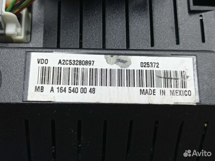 Щиток приборов Mercedes GL W164 1645400048