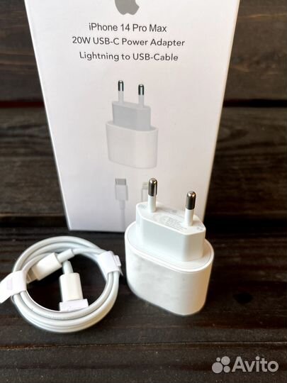 Блок питания apple 20w + Lightning