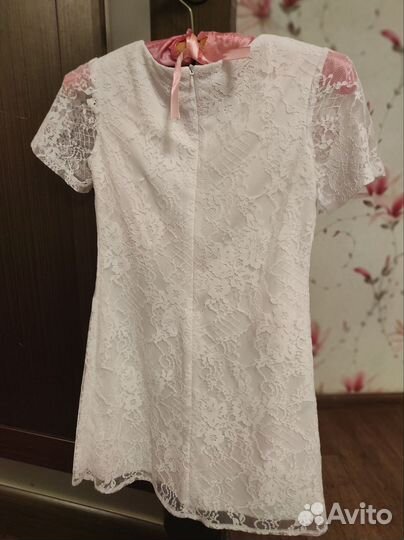 Детское нарядное платье со съёмным шлейфом