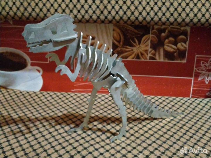 Конструктор динозавр металл