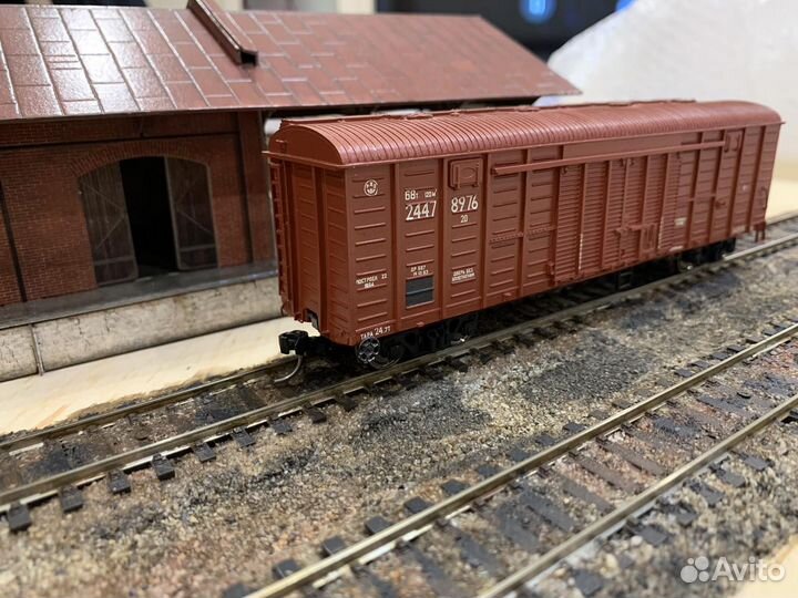 Железная дорога крытый вагон Modela HO 1/87