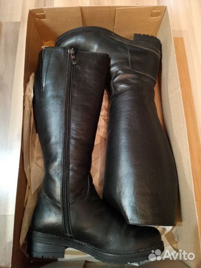 Сапоги женские натуральная кожа 36