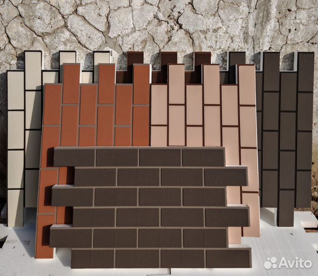 Фасадные панели под кирпич