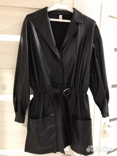 Комбинезон женский кожаный