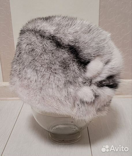 Шапка норковая,р55-58