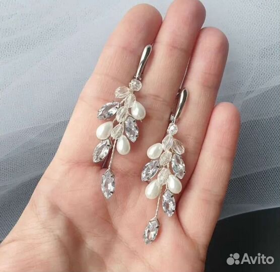 Свадебные украшения, аксессуары для волос и серьги