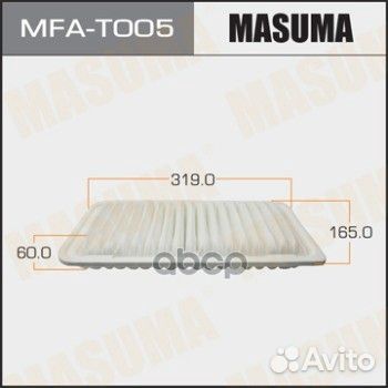 Воздушный фильтр A-1507 masuma toyota/ coroll M