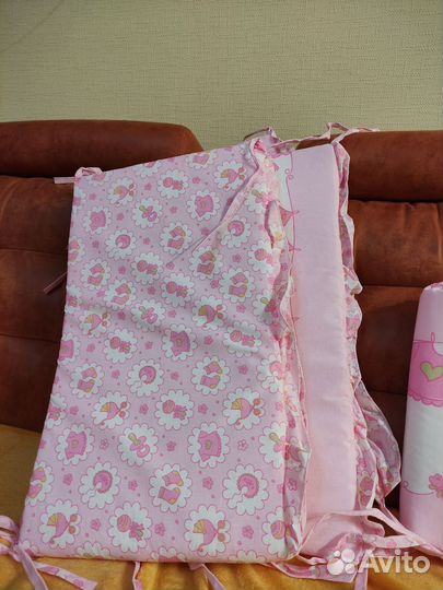 Комплект в кроватку с балдахином