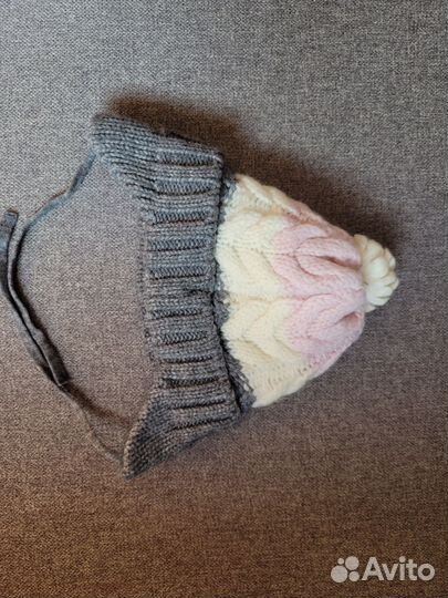 Шапка зимняя для девочки 44 46