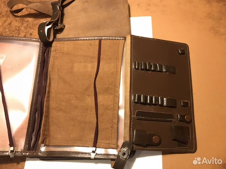 Кожаный сумка планшет офицерский СССР