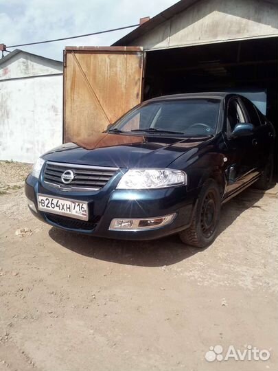 Nissan almera classic капот синий