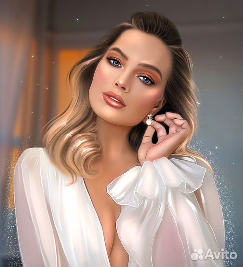 Портрет по фото на холсте на заказ