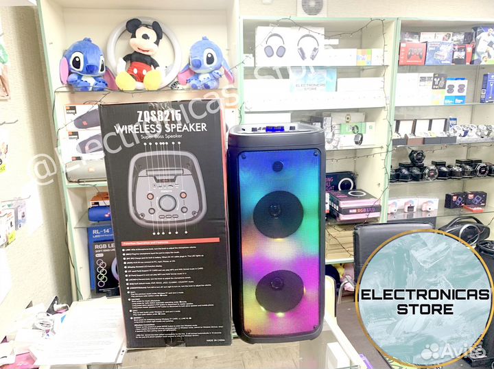 Большая Беспроводная Колонка BT Speaker ZQS 8215