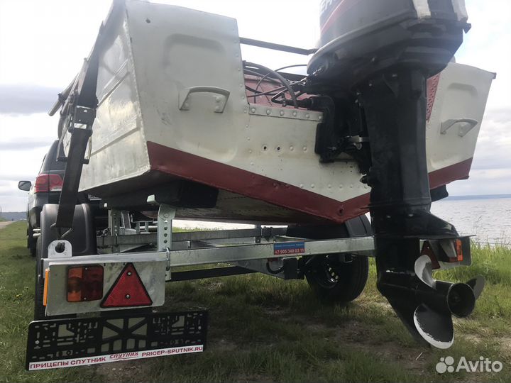 Прицеп для лодки до 4,7м с кивевым роликом