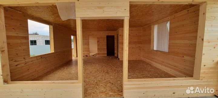 Каркасный дом 10х6м летний вариант каркас 100х50м