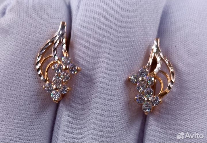 Золотые Серьги 585 пробы. Рассрочка